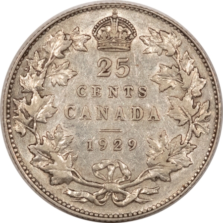New Store Items 1929 CANADA SILVER 25 CENTS – HIGH GRADE EXAMPLE, FLASHY!