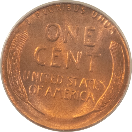 Lincoln Cents (Wheat) 1935-D LINCOLN CENT – PCGS MS-66 RD, OLD GREEN HOLDER, ORIGINAL AND NICE!