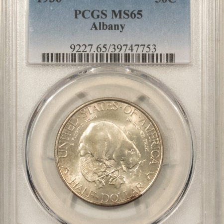 New Certified Coins 1936 ALBANY COMMEMORATIVE HALF DOLLAR – PCGS MS-65, FRESH WHITE GEM!