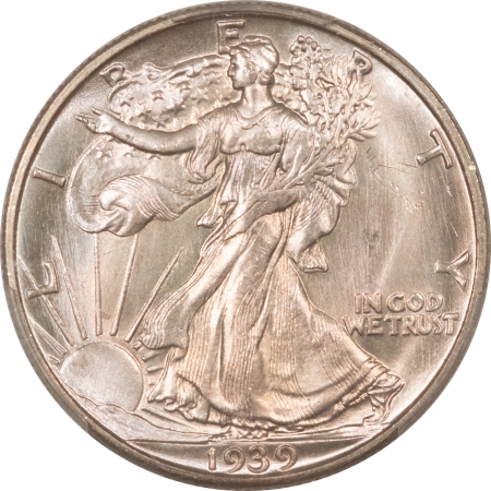 New Certified Coins 1939-D WALKING LIBERTY HALF DOLLAR – PCGS MS-65+, FRESH GEM, PREMIUM QUALITY!