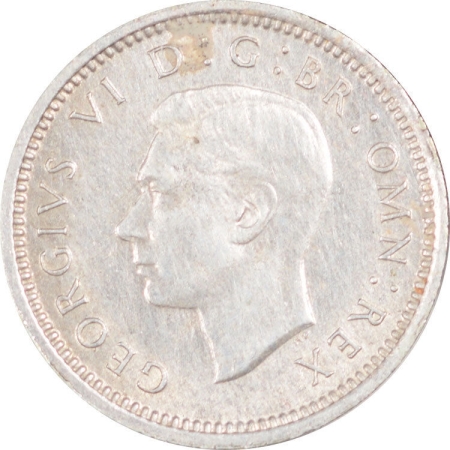 New Store Items 1943 GREAT BRITAIN SILVER 3 PENCE KM #848 – HIGH GRADE EXAMPLE! AU++