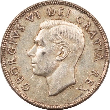 World Certified Coins 1950 CANADA SILVER HALF DOLLAR, KM-45 – HIGH GRADE EXAMPLE!