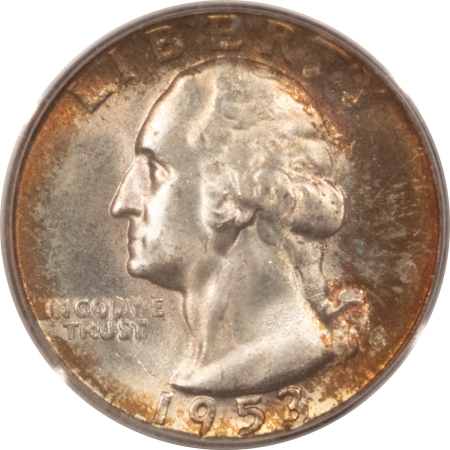 New Certified Coins 1953-S WASHINGTON QUARTER – PCGS MS-66, DROP DEAD GORGEOUS!