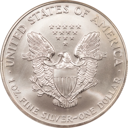 American Silver Eagles 1999 $1 AMERICAN SILVER EAGLE, 1 OZ – NGC MS-69