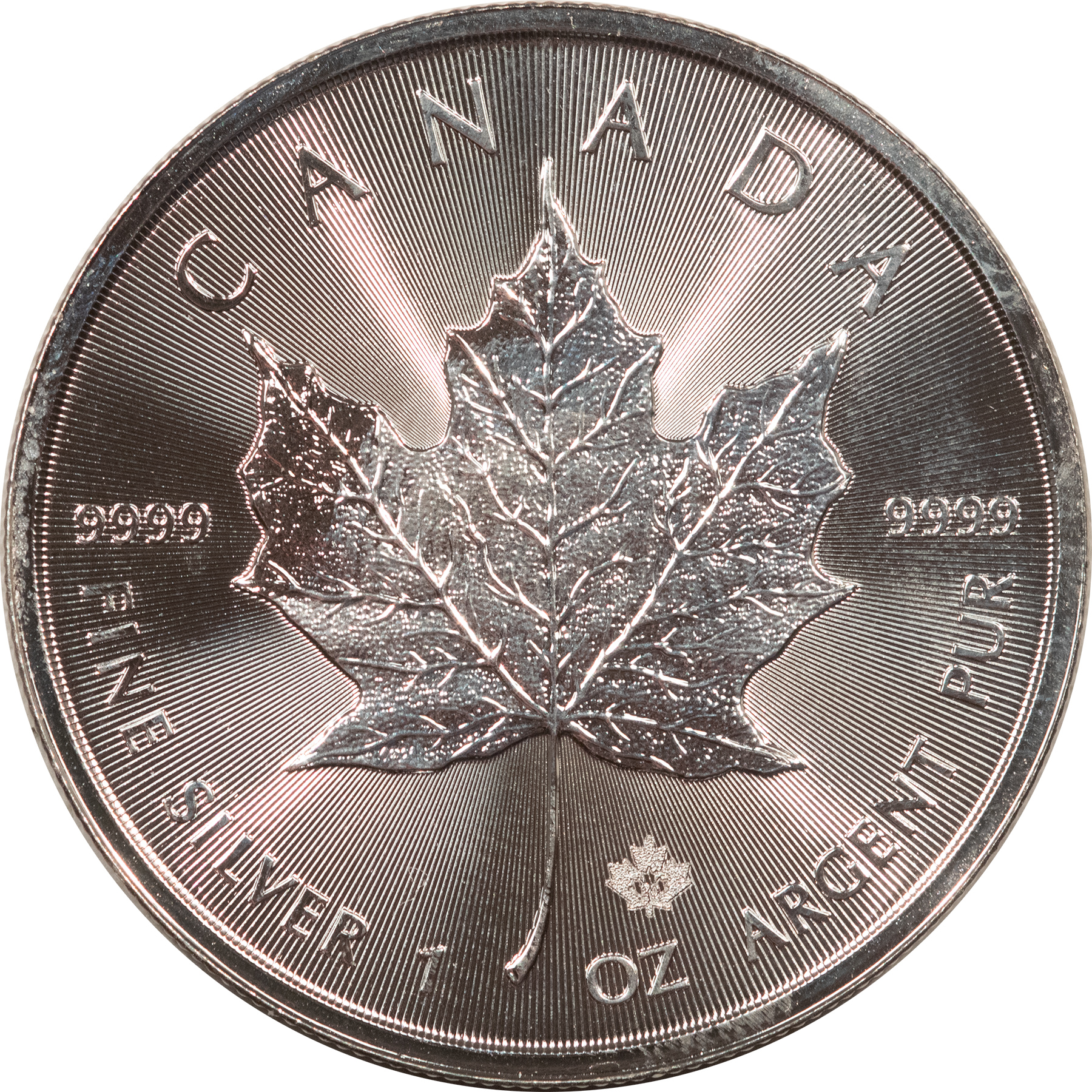 2020 CANADA $5 1OZ .9999 SILVER MAPLE LEAF 25 COIN ROLL, PRIVY GEM BU ...