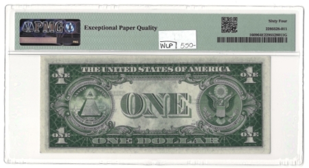 New Store Items 1935-A EXPERIMENTAL (R) $1 SILVER CERTIFICATE, FR-1609, PMG CH UNC-64 EPQ; NICE!