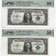 New Store Items 1935A NORTH AFRICA $1 SILVER CERTIFICATE, WW II EMERGENCY, FR-2306-PMG AU-53