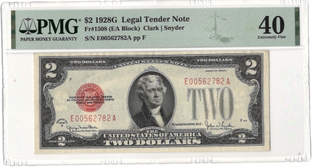 New Store Items 1928-G $2 LEGAL TENDER (U.S. NOTE), FR-1508, PMG EXTREMELY FINE-40