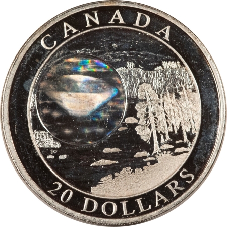 New Store Items 2005 $20 CANADA SILVER W/ HOLOGRAM, KM-562 – GEM PROOF 1.0091 ASW