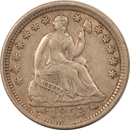 Liberty Seated Half Dimes 1853 ARROWS SEATED LIBERTY HALF DIME – HIGH GRADE CIRCULATED EXAMPLE!