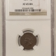 Braided Hair Large Cents 1850 BRAIDED HAIR LARGE CENT – NGC MS-66 BN, AWESOME! CAC APPROVED!