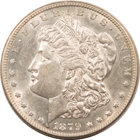 Dollars 1879-S REVERSE OF 1878 MORGAN DOLLAR – WHITE FLASHY HIGH GRADE, LOOKS BU!