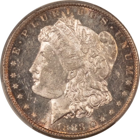 Morgan Dollars 1883-CC MORGAN DOLLAR – PCGS MS-62 DMPL, DEEP MIRROR PROOFLIKE, CARSON CITY!