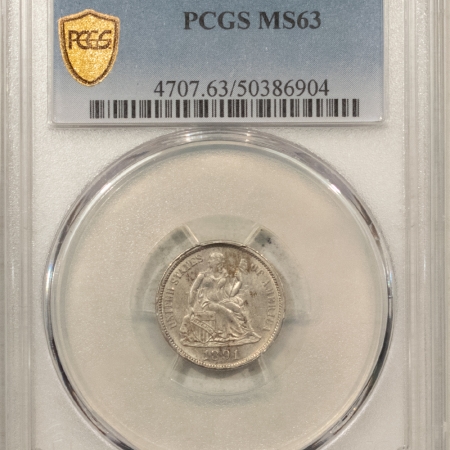 New Store Items 1891-O SEATED LIBERTY DIME – PCGS MS-63, FRESH!