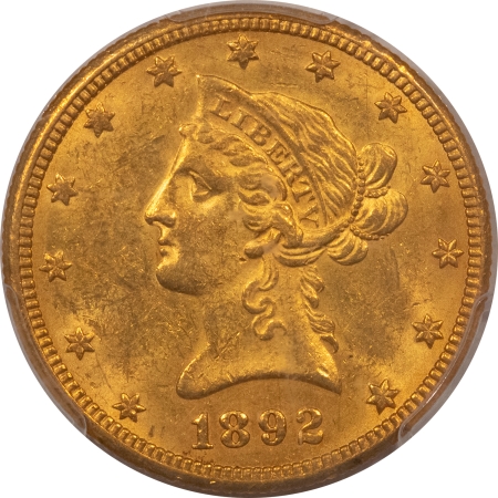 $10 1892-O $10 LIBERTY GOLD EAGLE – PCGS MS-61 LUSTROUS & ORIGINAL!
