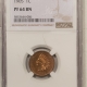 Indian 1864 BRONZE INDIAN CENT – NGC MS-63 BN, LOOKS RED-BROWN! PREMIUM QUALITY!