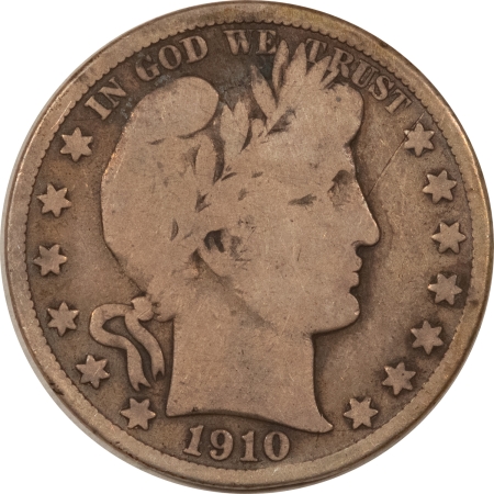 New Store Items 1910-S BARBER HALF DOLLAR – CIRCULATED!