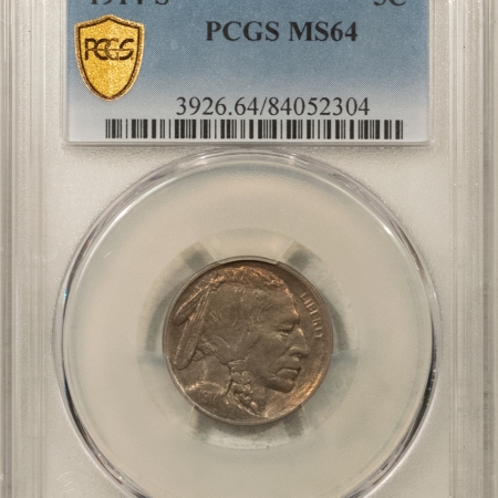 Buffalo Nickels 1914-S BUFFALO NICKEL – PCGS MS-64