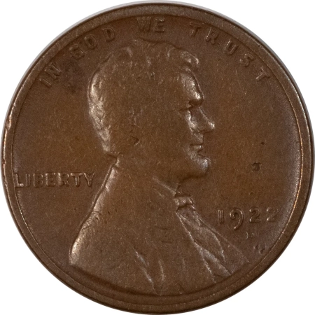 U.S. Uncertified Coins 1922-D LINCOLN CENT – PLEASING CIRCULATED EXAMPLE!