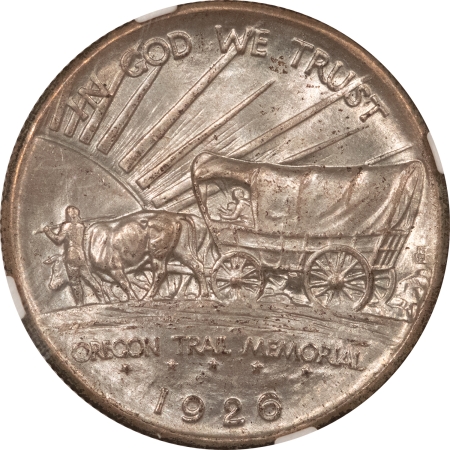 New Certified Coins 1926 OREGON COMMEMORATIVE HALF DOLLAR – NGC MS-66, SUPERB GEM!