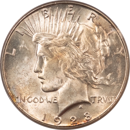 CAC Approved Coins 1928-S PEACE DOLLAR – PCGS MS-62, LOOKS 63+, PREMIUM QUALITY & CAC APPROVED!