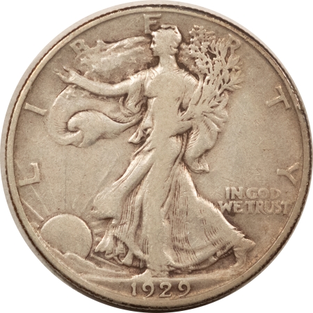 New Store Items 1929-D WALKING LIBERTY HALF DOLLAR – PLEASING CIRCULATED EXAMPLE STRONG DETAILS!