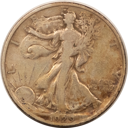 New Store Items 1929-S WALKING LIBERTY HALF DOLLAR – PLEASING CIRCULATED EXAMPLE STRONG DETAILS!
