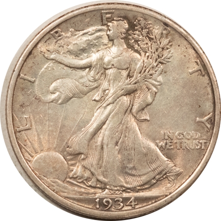 New Store Items 1934 WALKING LIBERTY HALF DOLLAR – ABOUT UNCIRCULATED!