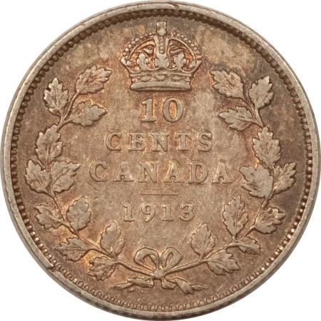 World Certified Coins 1913 CANADA 10C, KM-23 – HIGH GRADE EXAMPLE! PRETTY!