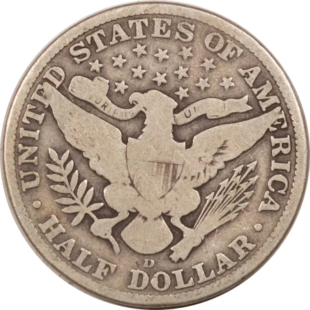 Barber Halves 1915-D BARBER HALF DOLLAR, PLEASING CIRCULATED!