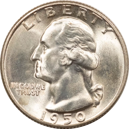 U.S. Uncertified Coins 1950-D WASHINGTON QUARTER – UNCIRCULATED VERY CHOICE!