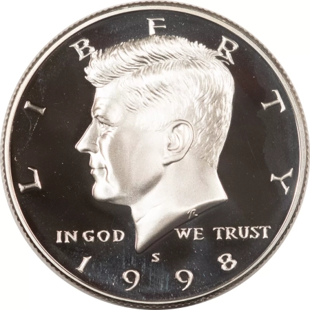 New Store Items 1998-S SILVER PROOF KENNEDY HALF DOLLAR – GEM PROOF!