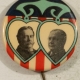 Other Collectibles 1936 ALF LANDON & KNOX 7/8″ BRASS RIMMED CELLO “SUNFLOWER” GRAPHIC, SCARCE, MINT