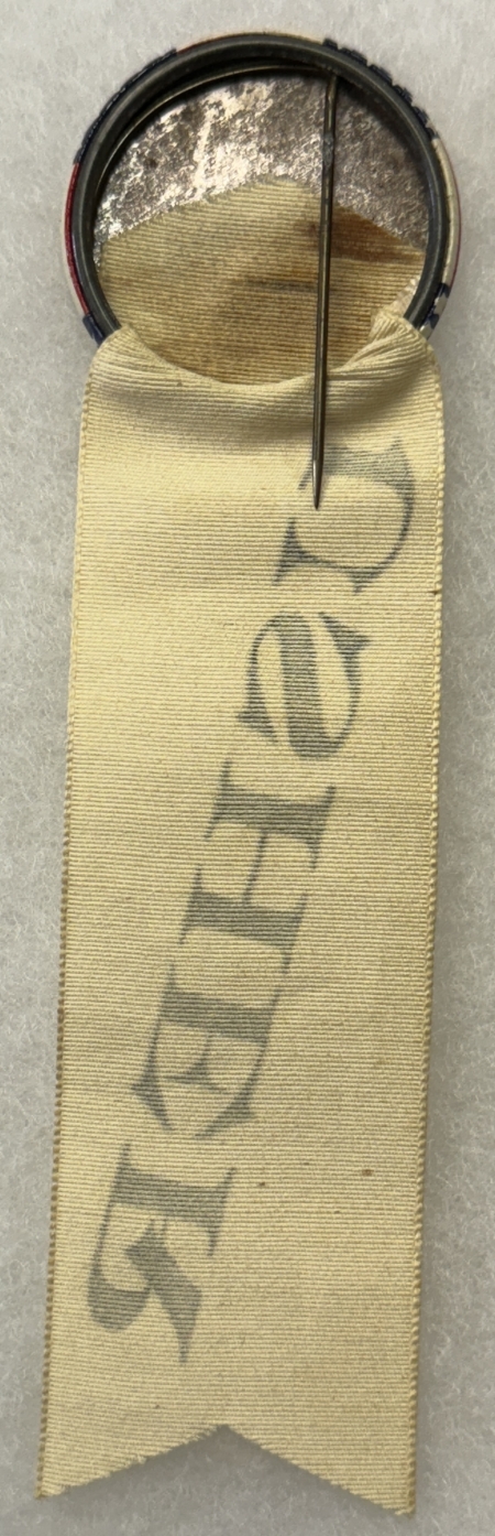 Other Collectibles 1940 WILLKIE 1 3/4″ CELLO CAMPAIGN BUTTON W/ “USHER” RIBBON, RNC ITEM, MINT!