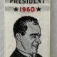Other Collectibles 1960 NIXON-LODGE 3″ x 1 3/4″ OVAL CELLO JUGATE BUTTON, GRAPHIC & NICE – MINT!
