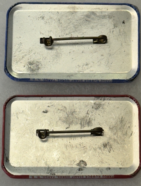 Other Collectibles 1960 PAIR, KENNEDY-JOHNSON & NIXON-LODGE 2 3/4″ RECTANGULAR JUGATE BUTTONS-MINT!