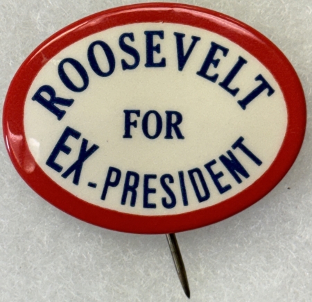 Other Collectibles 1940 WILLKIE 1 3/4″ OVAL CELLO, “ROOSEVELT FOR EX-PRESIDENT” SCARCE & MINT!