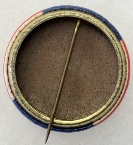 Other Collectibles 1948 TRUMAN 1 1/4″ CELLO CAMPAIGN BUTTON, STARS & STRIPES BORDER-TOUGH & MINT!