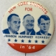 Other Collectibles 1960 PAIR, KENNEDY-JOHNSON & NIXON-LODGE 2 3/4″ RECTANGULAR JUGATE BUTTONS-MINT!