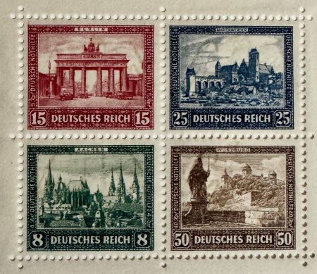 Stamps & Philatelic Items GERMANY #B-33 1930 IPOSTA SOUVENIR SHEET, USED, OG-NH, MICHAEL CAT-1600 euros!