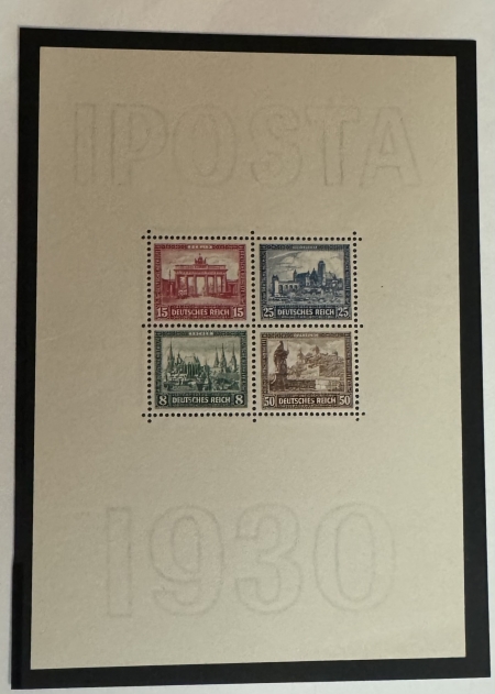 Stamps & Philatelic Items GERMANY SCARCE #B-33 1930 IPOSTA SOUVENIR SHEET, MOG-NH, MICHAEL CAT-1600 euros!