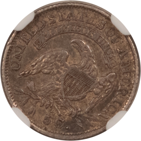 Capped Bust Half Dimes 1837 CAPPED BUST HALF DIME – NGC AU-55, SMALL 5, LM-4, TOUGH!