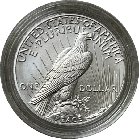 Silver Commems 2023 PEACE SILVER DOLLAR COMMEMORATIVE, GEM UNCIRCULATED IN ORIGINAL PKG, FRESH