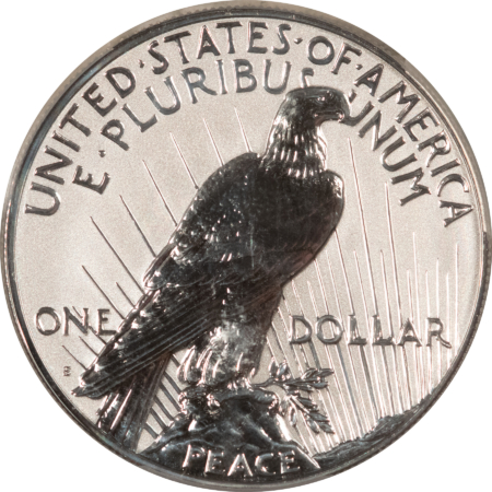 Silver Commems 2023-S MORGAN & PEACE DOLLAR SILVER COMMEM 2 COIN REVERSE PROOF SET, GEM W/ OGP