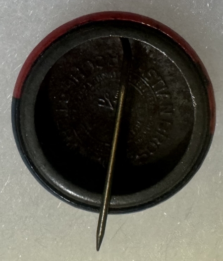 Political 1912 WILSON-MARSHALL 7/8″ JUGATE CELLULOID CAMPAIGN BUTTON, GRAPHIC & near-MINT!