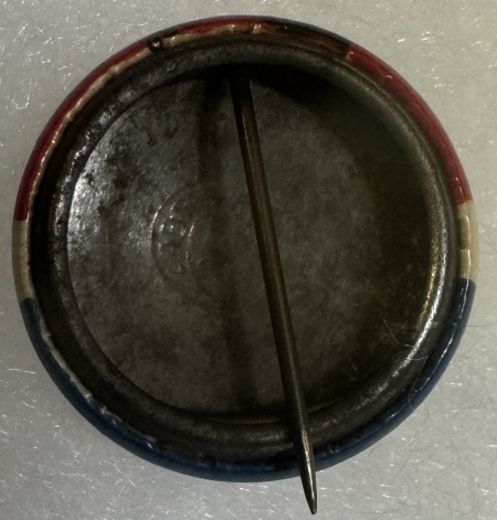 Political 1912 WILSON-MARSHALL 7/8″ JUGATE CELLULOID CAMPAIGN BUTTON, GRAPHIC & near-MINT!