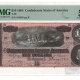 Confederate Notes 1864 $10 CONFEDERATE STATES OF AMERICA T-68, pp F, PMG CHOICE CRISP UNC-63 EPQ!