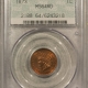 Lincoln Cents (Wheat) 1909 VDB LINCOLN CENT – PCGS MS-65 RB, RATTLER, PREMIUM QUALITY!