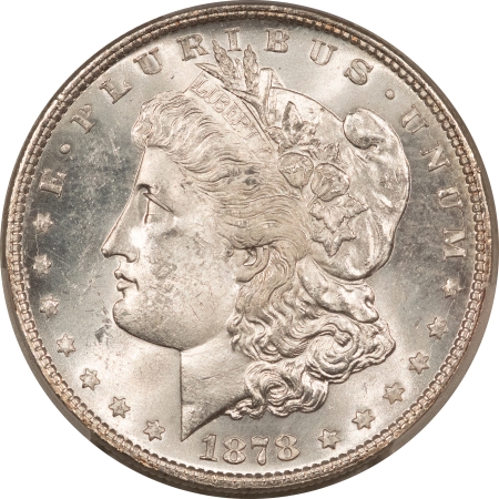 Morgan Dollars 1878 7/8 TF $1 MORGAN DOLLAR, STRONG – PCGS MS-63, BLAST WHITE!