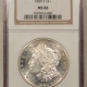 Morgan Dollars 1881-S $1 MORGAN DOLLAR – NGC MS-66, BLAST WHITE W/ BLAZING LUSTER!